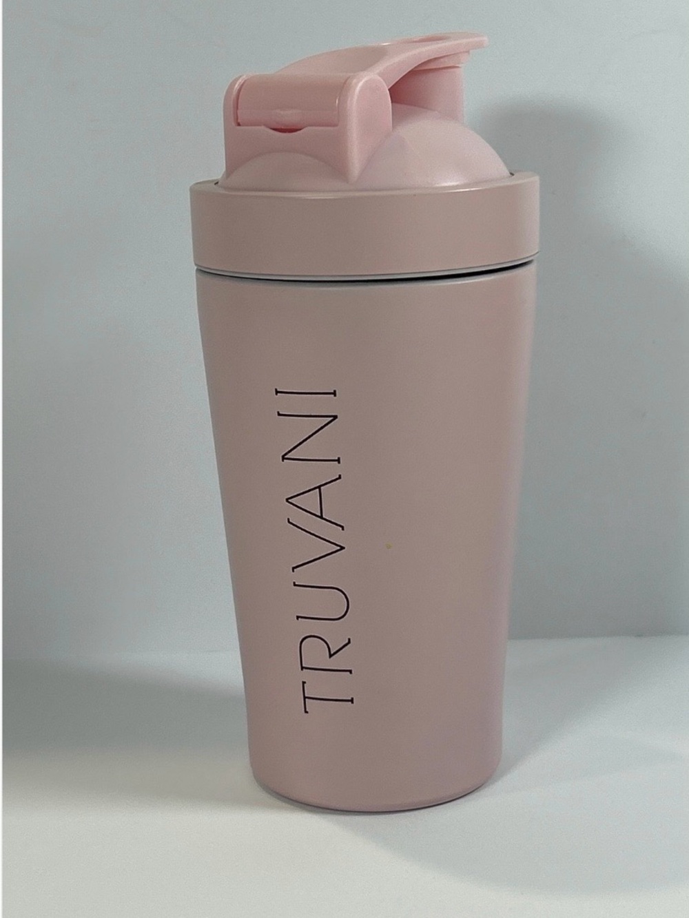 Truvani Stainless Steel Shaker Cup 16.9 oz Pink New, no box.
